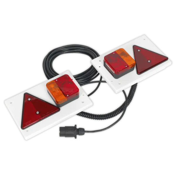 image of Sealey TB0212 Lighting Board Set 2pc with 10mtr Cable 12V Plug