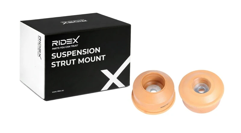 Image of RIDEX 1180S0888 Top strut mount Front Axle, without ball bearing Suspension Strut Support Bearing (1180)