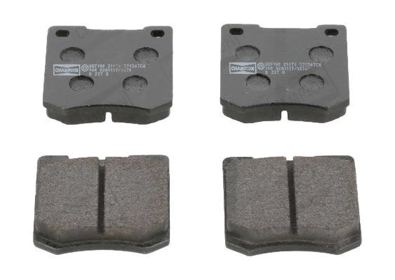 Image of CHAMPION 571367CH Brake pad set incl. wear warning contact Brake Pad Set,disc brake (402)