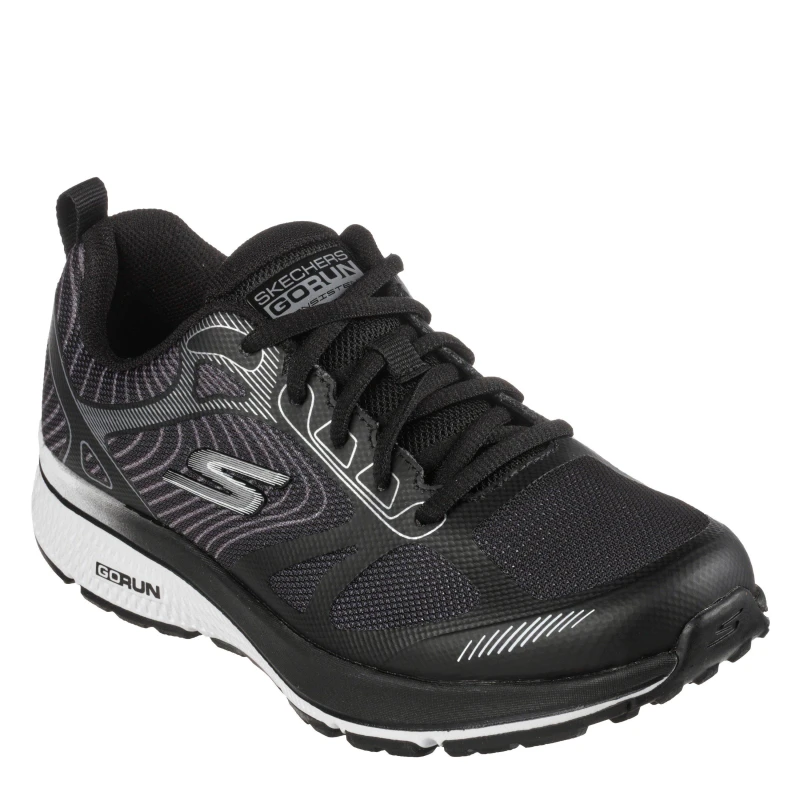 Image of Skechers Womens Slip On Trainers Black/Silver female 2 (35)