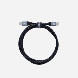 image of Momax Zero Type-C to Type-C Cable (1.2M) DC13 - Space Grey