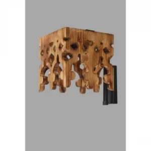 Image of Afra yan?k aplik Brown Wall Lamp