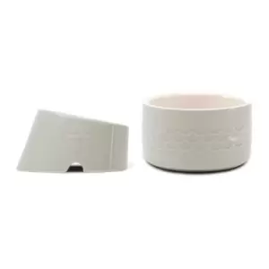 Image of Scruffs Icon Flat Faced Bowl Set 2pc - Light Grey
