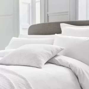 Image of Bedeck of Belfast Fine Linens Andaz Double Duvet Cover, White