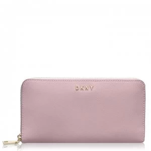 Image of DKNY Large Zip Around Wallet - CashmerePnk CAH