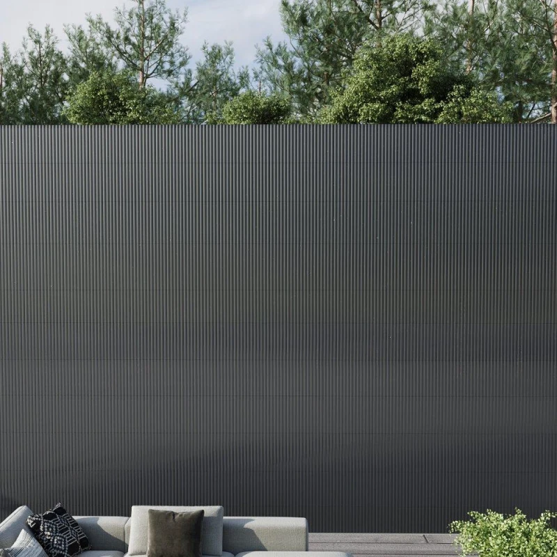 Image of Breeins 3 x 2m Waterproof PVC Privacy Screening Fence Grey unisex One size