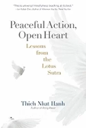 Image of peaceful action open heart lessons from the lotus sutra