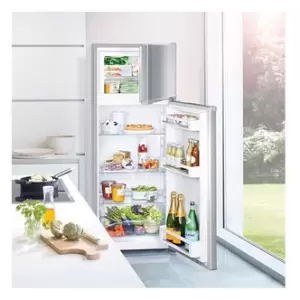 image of Liebherr CTEL2931 55cm Top Mount SmartFrost Fridge Freezer St St 1 57m