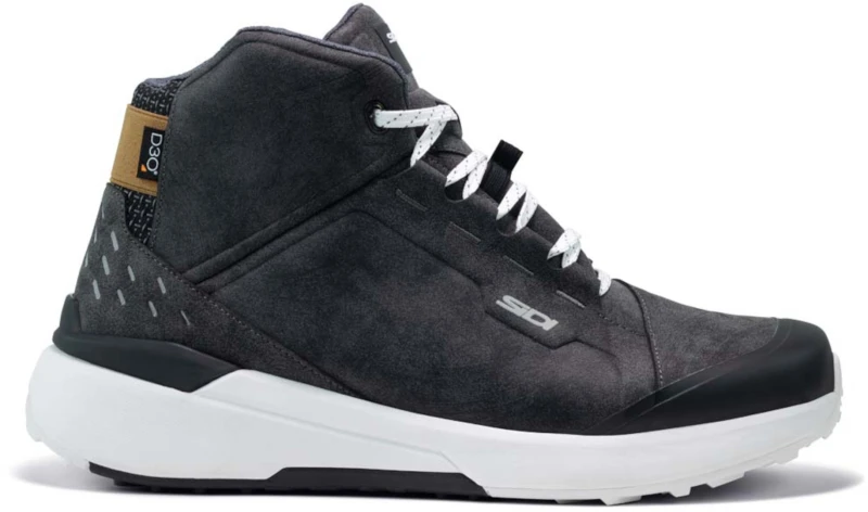 Image of Sidi Nucleus Suede WP Shoes Black White Size 45