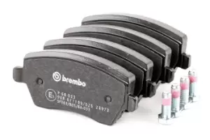 Image of BREMBO Brake pad set MERCEDES-BENZ,RENAULT,NISSAN P 68 033 410601817R,410604775R,410608481R 7701209164,8660004726,8671016692,8450108101,4154210510