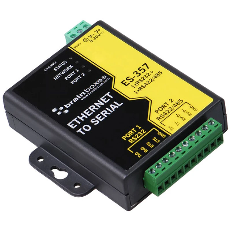 Image of Brainboxes Ethernet/RS-232 Adapter 1 Mbit/s