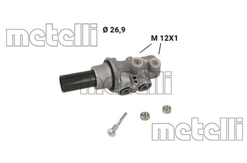 Image of METELLI Brake master cylinder METELLI 05-1281