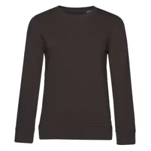 image of B&C Womens/Ladies Organic Sweatshirt (M) (Coffee)