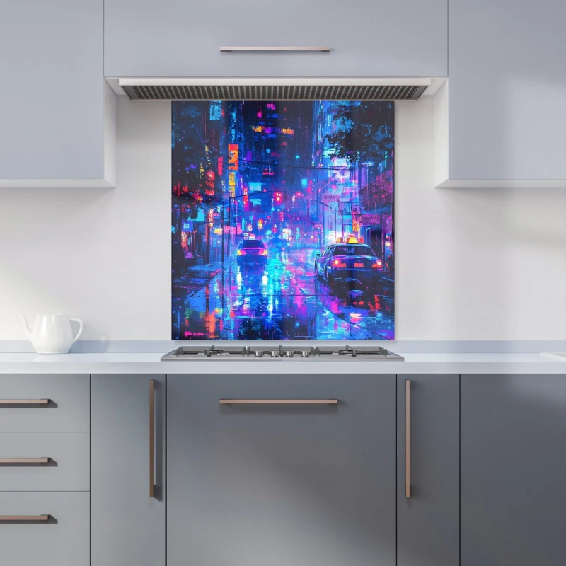 Image of Designer Kitchen Splashbacks Dante Mercer: 00010 Kitchen Splashback Size: 600mm x 750mm Multicolor Unisex 600mm x 750mm