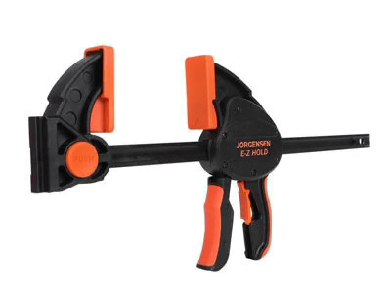 Image of Pontec Heavy-Duty E-Z HOLD Adjustable Bar Clamp 12" Orange unisex