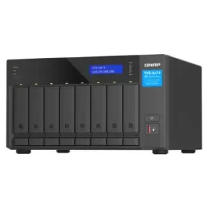 image of QNAP TVS-h874X NAS Tower Ethernet LAN Black