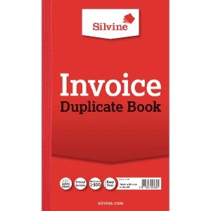 Image of Silvine Duplicate Book Ruled 8x5in PK6