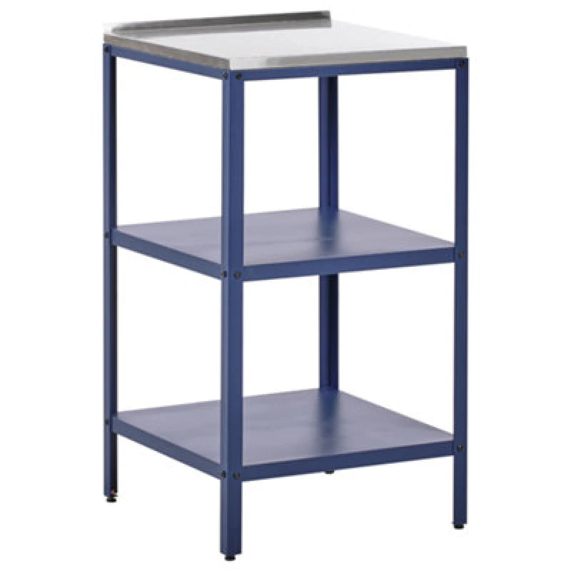 Image of Beliani Outdoor Kitchen Island Vilama Blue