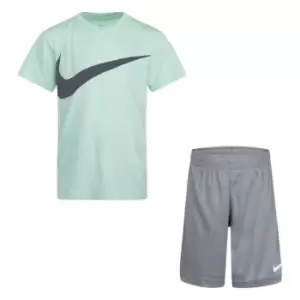 image of Nike 2 Piece Shorts Set Infant Boys - Grey