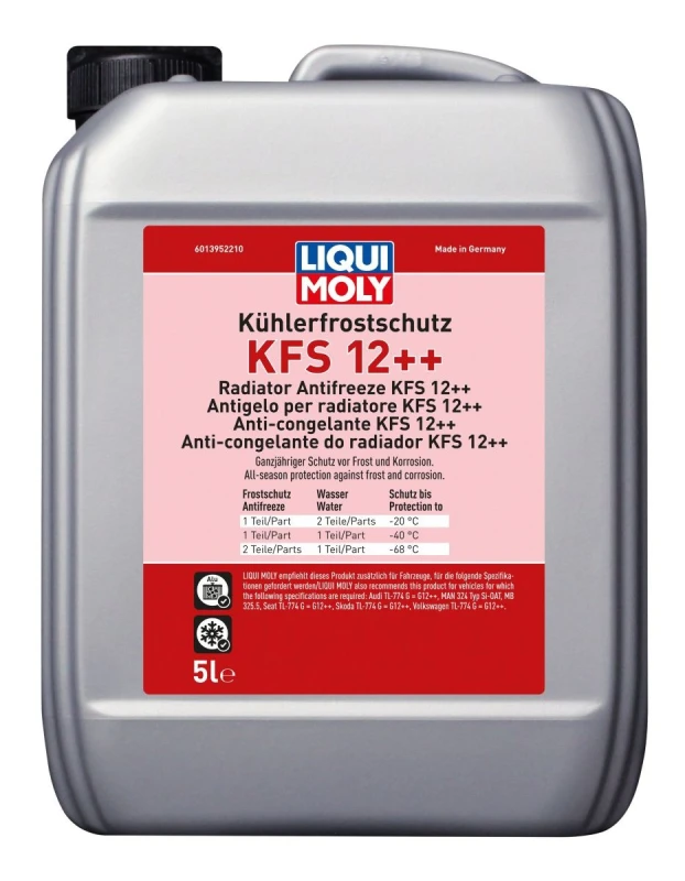 Image of LIQUI MOLY 21135 Antifreeze Radiator Antifreeze KFS 12++ VW TL-774 G, Capacity: 5l Antifreeze (1602)