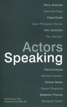Image of Actors Speaking by Lyn Haill Paperback