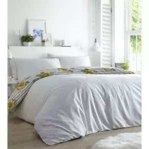 image of Renee Lemon Double Duvet Cover Set Bedding Quilt - Multicoloured