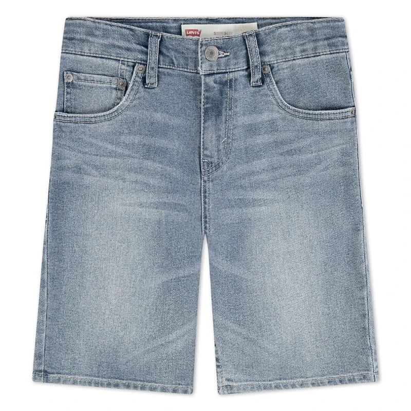 Image of LEVI'S KIDS 511 Slim Fit Shorts Faded Blue Cotton 10Y (138CM)