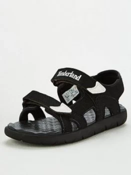 image of Timberland Boys Perkins Row 2 Strap Sandals - Black