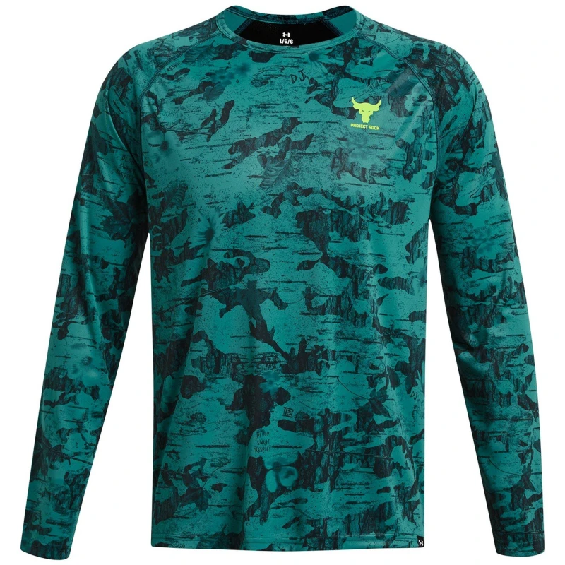 Image of Under Armour Mens Long-Sleeve Performance Gym Top Blue male S