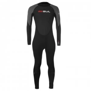 Image of Gul Contour Full Wetsuit Mens - Black/Grey/Red