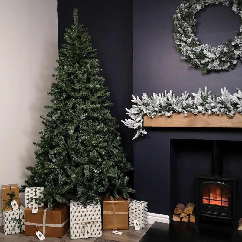 Image of 8ft (2.4m) Woodcote Spruce Artificial Christmas Tree