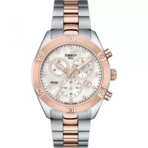 Image of Ladies Tissot PR100 Diamond Chronograph Watch