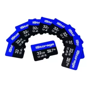Image of iStorage 32GB Micro SD Card - 10 Pack