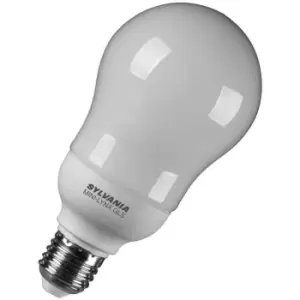 image of Sylvania CFL Helix Spiral 20W E27 Mini Lynx GLS Warm White Frosted