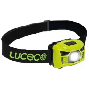 image of Masterplug Luceco LILH15P65 Rechargeable 3W Head Torch 150Lumens