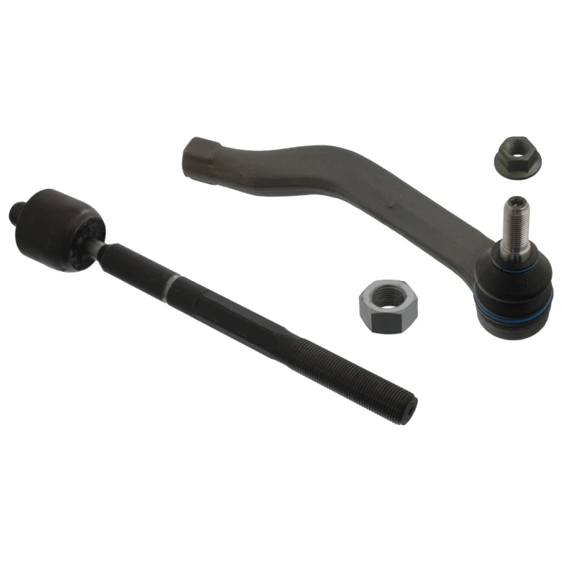 Image of FEBI BILSTEIN 43688 Tie Rod Front Axle Right, with lock nut Rod Assembly (284)