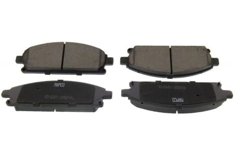 Image of MAPCO 6755 Brake pad set Front Axle, with acoustic wear warning, with anti-squeak plate Brake Pad Set,disc brake (402)