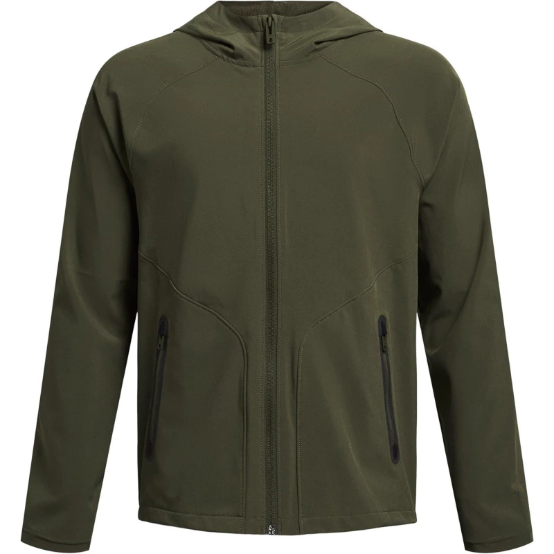 Image of Under Armour Kids Unstoppable 1/4 Zip Fleece Green male 5-6 (XS)