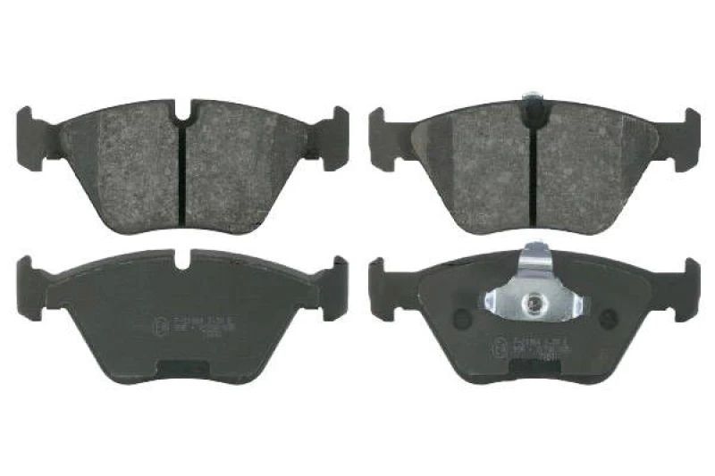 Image of SWAG 20 91 6349 Brake pad set Front Axle, prepared for wear warning indicator, with piston clip Brake Pad Set,disc brake (402)