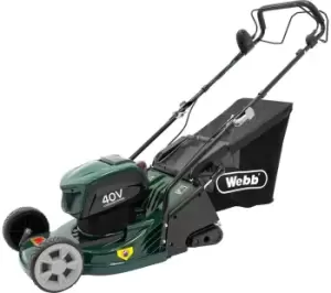 image of Webb WERR17LISPX2 43cm 40V Cordless Self Propelled Rotary Lawnmower