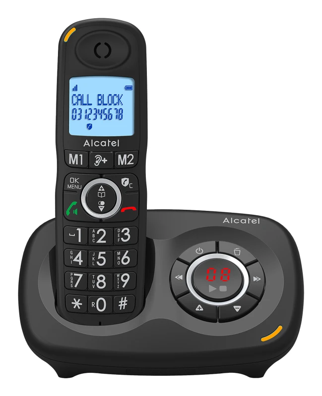 Image of Alcatel XL595B Voice DECT telephone Caller ID Black
