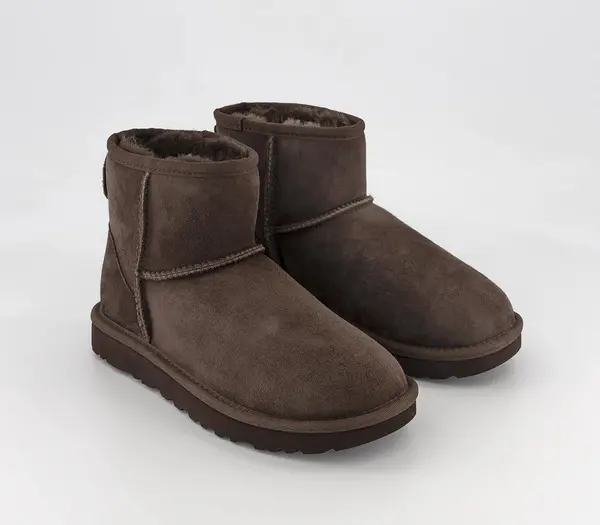 Image of UGG Womens Classic Mini Ii Boots Burnt Cedar Pink, 4