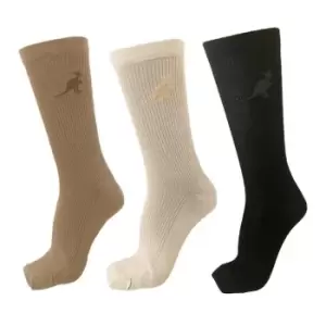 image of Kangol 3pk Rib Sock - Multi