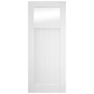 image of Jeld Wen Cottage Clear Glazed Sliding Barn Door