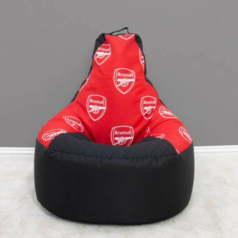 Image of Team Arsenal Multicrest Bean Bag Chair Bean Bags One Size Multi 38771999000