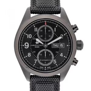 Image of Khaki Field Automatic Black Dial Black PVD Stainless Steel Mens Watch