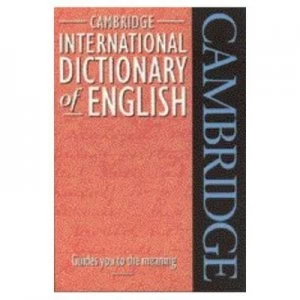 Image of Cambridge International Dictionary of English by Paul Procter Book