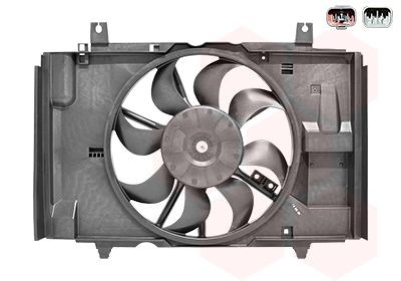 Image of VAN WEZEL Fan, radiator VAN WEZEL 3380747