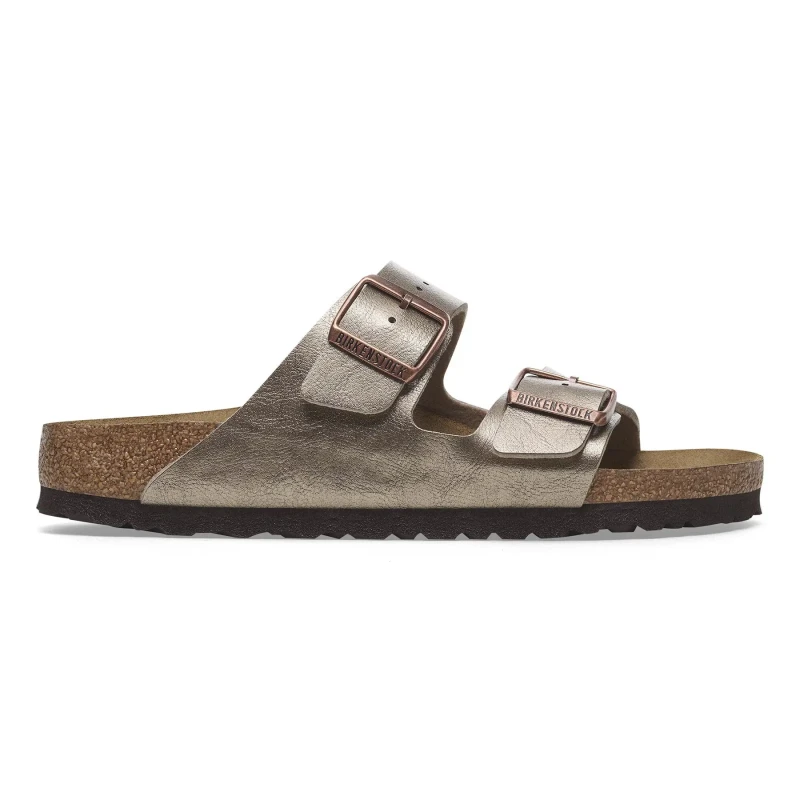 Image of Birkenstock Womens sandals Birkenstock Arizona Birko-Flor Marron Female 40 Etroit