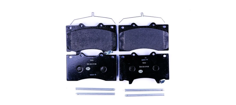 Image of HELLA Brake pad set HELLA 8DB 355 019-531